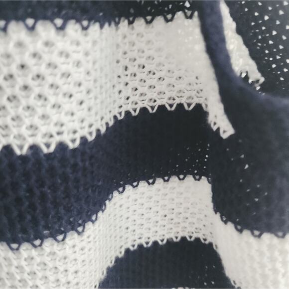 Talbots Navy and White Striped Tank Top - Picture 3 of 3